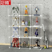 Car model hand Display Box large single model building block doll dust cover transparent doll rack storage cabinet