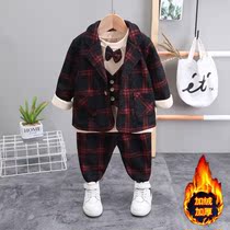 Chinese New Year suit boy baby children one year old Winter style 2 year old New Year 1 Cavet jacket Winter toddler suit new