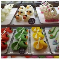 Cake Plastic Plate Resistant Dessert Buffet Rectangular Trays Mousse Pan Round Restaurant Counter Plastic