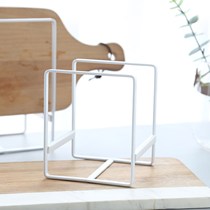 Wrought Iron Tableware Organizer Plastic Drainer Storage Rac