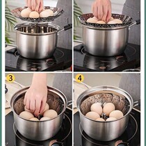 Universal Steam Drawer Stainless Steel Steaming Rack telescopic folding steam cage tray Steamed Tray Steamer home Water fruit basket Steamed Vegetable Rack