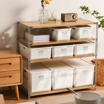 Desktop storage box household cosmetics drawer plastic storage small sundries snacks dormitory basket kitchen finishing box