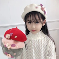 Girl Berehat 2021 New autumn Winter Childrens baby cute hat Warm Ocean Air 100 Lapped Painter Cap