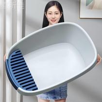 Cat sand sand basin toilet super large extra-large outer splash full-half closed open Maine young milk cat