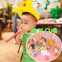 Christmas gifts for children Blow Dragon Mouth Whistle Blow Up Flex Trumpeter Sentinel Toy Little Baby Blow Up Rolls