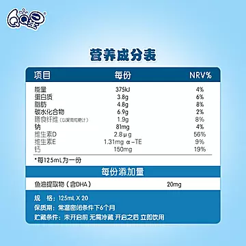 【QQ星旗舰店】伊利QQ星儿童成长牛奶整箱[22元优惠券]-寻折猪