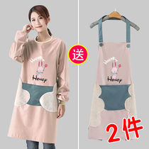 Apron sleeves Sleeves Two sets Kitchen 2022 New Stylish Cooking Apron Women Waterproof Oil Workwear Domestic Hood Clothing