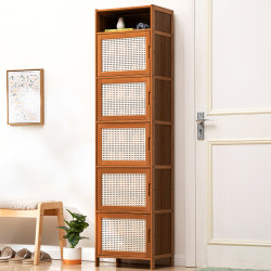 Shoe cabinet, home door shoe rack, simple storage artifact, space-saving, multi-layer, dust-proof for home use