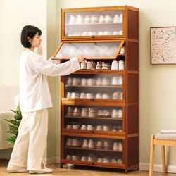 Shoe cabinet, home door shoe rack, storage artifact, space-saving, simple indoor good-looking dust-proof dormitory rental house