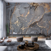 Abstract light luxury imitation marble bamboo wood fiber integrated wall panel TV background wall living room sofa bedroom wall panel