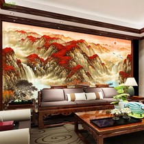 Hongyun Dangtou bamboo wood fiber office sofa background wall panel living room TV film and television integrated wall panel gusset