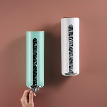 Traceless suction cup garbage bag containing box home kitchen toilet plastic bag Nordic wind shoe cover containing box