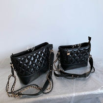 Bag womens trendy ins high-quality messenger student new fashion rhombus black stray bag all-match double chain bag