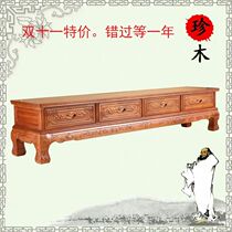 Red wood TV cabinet Solid wood African Chinese style Pineapple Lattice handmade tenon-and-mortise structure complete furniture cabinet