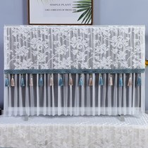 TV cover light and luxurious high-end 2022 new lace minimalist modern dust cover liquid crystal cover cloth art anti-smash