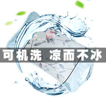 Summer pillowcases a pair of summer ice silk mat pillowcases single large household adult rattan seat pillow core cover pillow seat