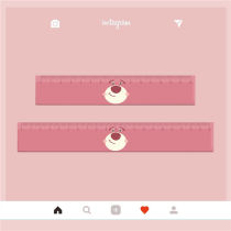 Cute Strawberry Bear Ruler stationery student ruler 15cm Hand ledger gauge Acrylic 20cm Drawing Scale Cartoon