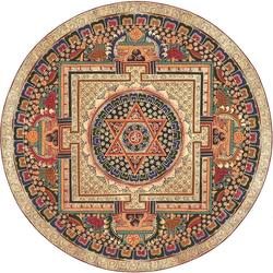 Round carpet American ethnic bohemian round carpet living room bedroom coffee table hanging basket computer swivel chair