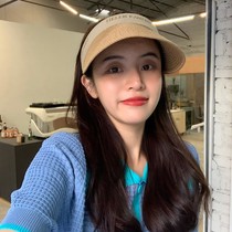 Card Issuer shading hat empytop hat woman beach straw hat sunscreen sunhat Summer cover seaside anti-UV rays