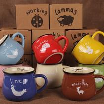 zakka ceramic ceramic cup mini coffee cup creative big breakfast cup practical big belly cup office cup water cup