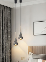 Light and luxury main bedroom bedside small chandelier Hyundai simple new net red Nordic simple kitchen bar counter lamp