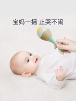 Baby rattle toy 0-1 year old hand grasp can bite newborns teach small sasha baby chase training early