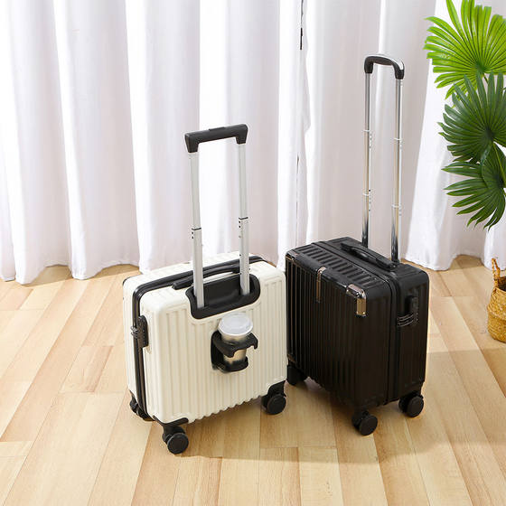 20-inch small suitcase student travel long trolley case 18-inch boarding case password box business multi-function cup holder
20-inch small suitcase student travel long trolley case 18-inch boarding case password box business multi-function cup holder