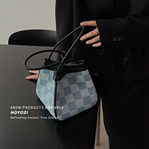 Sails Bugs Bins Han Wind Small Cap Canvas Chessboard G Buckets Bag women Summer Little crowddesign Handbags t