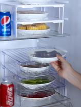 Refrigerator Interior Stratix Shelve Cupboard compartment Barrier Separator Freezer Compartment with leftover plate Drink Seasoning to contain the deviner