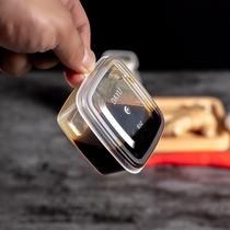 Disposable shape box commercial dip takeaway takeaway small tablet packaging box packaging box transparent sand pull