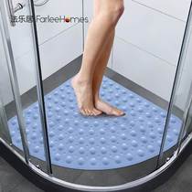 Large Number Sector Shower Mat Bathroom Anti-Slip Bath Shower Shower Shower Room Ground Mat Home Toilet Sucker Anti-Fall Mat