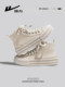 Huili High-Top Canvas Shoes for Women 2024 Spring and Autumn New New Teak-Soled Women 's Shood White Shoes Niche Design Versatile Board Shoes Huili High-Top Canvas Shoes for Women 2024 Spring and Autumn New New Teak-Soled Women 's Shood White Shoes Niche Design Versatile Board Shoes