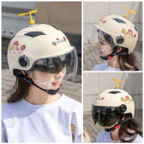 Large electric car sun protection men and women four seasons 65 summer 4xl large head add the summer helmet 62 super large head xxxl