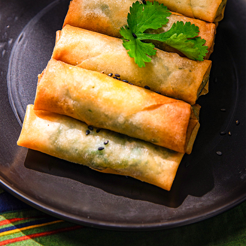 鹿有有苏式荠菜猪肉春卷200g4袋