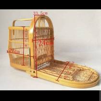 Bamboo knitting chicken cage in large-scale paint encrypted bird cage medium cage cage cage cage
