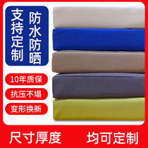 Outdoor Waterproof Cushion Custom High Density Sponge Sofa Patio Strip Outdoor Sun Protection Rattan Chair Holder Backrest Cushion