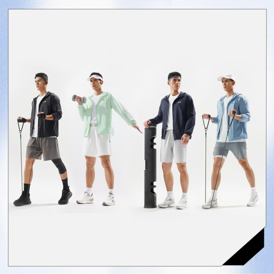 Li Ning Men 's 2025 New Fitness Series Ice Feeling 편안한 느슨한 선 스크린 스포츠 트렌치 재킷 AFDV261 Li Ning Men 's 2025 New Fitness Series Ice Feeling 편안한 느슨한 선 스크린 스포츠 트렌치 재킷 AFDV261