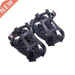 Exercise Spin Bike Pedal Adapter Toe Cage Compatible