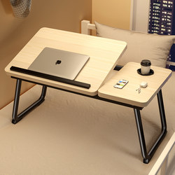 Liftable bed small table home folding desk bedroom bay window small table children's study table student dormitory writing table laptop table simple office desk lazy person sitting on the floor kang table