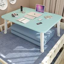 Small table foldable bed desk bedroom lazy table student dorm learning table tatami table