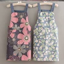 Apron home thin for small guys half-body short look good household kitchen cute