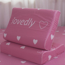 All cotton latex pillow sleeve pair 60 X40 X35 children 50X30 Thai memory rubber pillow set four seasons