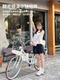 뉴캐슬 자전거 여성의 성인 가벼운 속도 변화 레트로 여성 24 인치 통근 및 작업 교통 여성 스타일 뉴캐슬 자전거 여성의 성인 가벼운 속도 변화 레트로 여성 24 인치 통근 및 작업 교통 여성 스타일