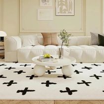 Qianyu cream style low coffee table simple creative design ins style round living room cute small apartment coffee table table