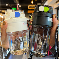 LOCK&LOCK childrens water cup for boys summer 2024 new plastic straw cup for female students to go to school special kettle