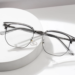 【专业配镜多款可选】mikibobo近视眼镜可配度数女防蓝光镜片镜框