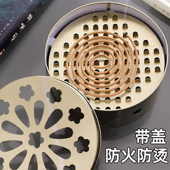 Mosquito coil box tray rack for home use creative mosquito coil bracket with high cover fireproof and anti-scalding mosquito coil ash box sandalwood
Mosquito coil box tray rack for home use creative mosquito coil bracket with high cover fireproof and anti-scalding mosquito coil ash box sandalwood