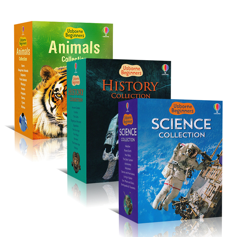 新品未使用Usborne Beginners History 10册 英語　洋書 Usborne Beginners History 10 Books Collection Box Set (Stone