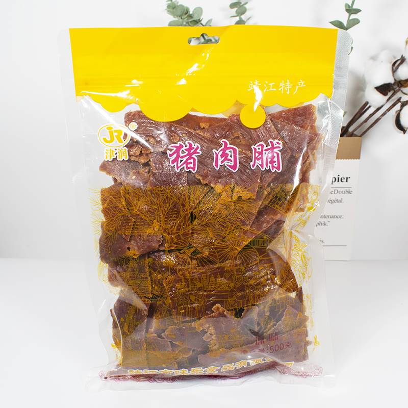 Jingjiang Tetsu moisturizing pork Pork Pork 500g Taste Lebian Corner Stock Sesame Raw Taste Minus secondary attached Office Casual Snacks-Taobao