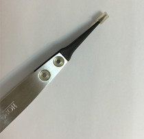 Watch repair tool Swiss HOROTEC MSA12.714 carbon fiber hard extra fine tip 27 gauge tweezers
